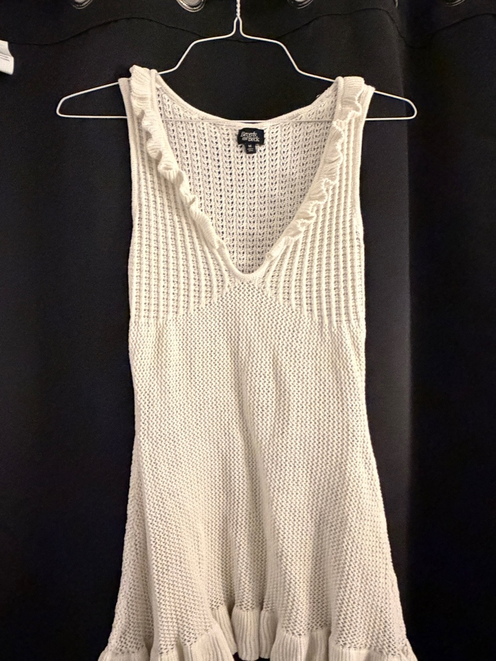 Beverly and Beck Cecily Crochet Mini Dress- Medium